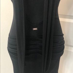 Marciano Sexy Backless Black Dress